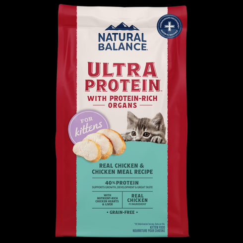 Natural Balance Ultra Protein Kitten Dry Cat Food - Chicken & Chicken Meal - 3lb Bag